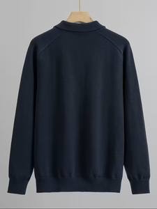 Suéter de punto para hombre, estilo casual, de color liso, con cuello medio abierto, para otoño/invierno, de Bangladesh. - Product Image 5