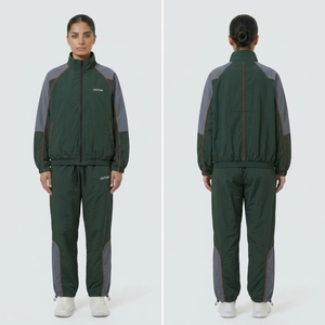 Unisex Drawstring <b>Pink</b> and Black Windbreaker <b>Tracksuit</b> - Lightweight Nylon 3 Piece Workout <b>Set</b> Manufacturer Custom Wholesale - Product Image 2
