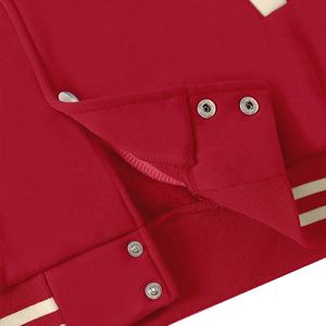 แจ็กเก็ตเลตเตอร์แมนสำหรับผู้ชายเสื้อแจ็คเก็ตแขนเสื้อหนังมีตัวอักษรปรับแต่งได้ - Product Image 6