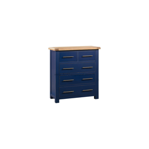 Modern Design Eco-Friendly Low MOQ <b>Tall</b> Boy <b>Cabinet</b> Wooden Dresser with 5 Drawers Bedroom Furniture Vietnamese Supplier - Product Image 1