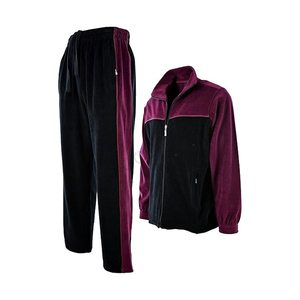 Ensemble 2 pièces de survêtement thermique décontracté pour homme, coupe oversize, avec sweat à capuche et pantalon de jogging, en tissu uni délavé à l'acide, collection automne, qualité premium, Elite Vanguard International - Product Image 3