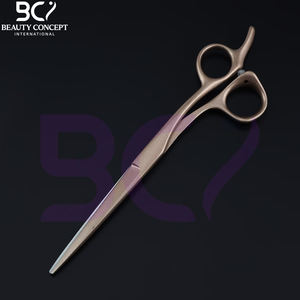 Ciseaux de coiffure professionnels dorés robustes pour droitiers avec lame à trou aveugle pour salon – Nouveauté à prix de gros - Product Image 6