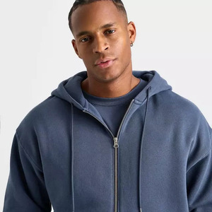 Vêtements pour hommes de haute qualité, sweats à capuche zippés, design personnalisé, 100% coton, molleton lourd 350 g/m², sweats à capuche zippés - Product Image 4