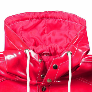 Chaqueta Impermeable de PVC para Hombre, Estilo Urbano, para Trabajo, Lluvia y Exteriores, Largo Regular, Resistente a Tormentas, para Invierno - Product Image 6