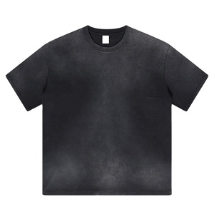 เสื้อยืดคอตตอน 100% ระบายอากาศได้ดี 260 GSM แขนสั้น ทรงโอเวอร์ไซส์ ทรงบ็อกซ์  คอเต่า  แบบเรียบ - Product Image 6