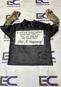 เสื้อเจอร์ซีย์สตรีทแวร์ผู้ชายแบบครอปคอวี ผ้าโพลีเอสเตอร์ตาข่าย ดีไซน์ปรับแต่งได้ พิมพ์ลายตามสั่ง - Product Image 6