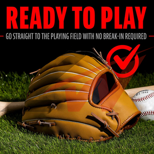 Gant de baseball professionnel en cuir de qualité supérieure pour droitier, gant d'entraînement pour adulte, gant de receveur pour équipes de softball, confortable en cuir de vachette - Product Image 6
