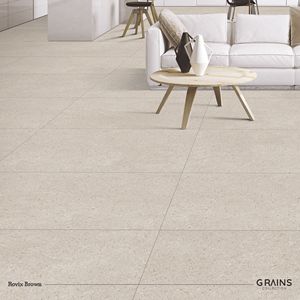 Carrelage en porcelaine Rovix Brown GHR 600x1200mm, finition mate, imitation pierre, pour murs et sols intérieurs, épaisseur 8,5 mm, isolation thermique - Product Image 4
