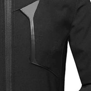 Veste d'hiver imperméable pour homme avec capuche, coupe-vent léger, veste de randonnée noire, veste de voyage en plein air, personnalisable - Product Image 5