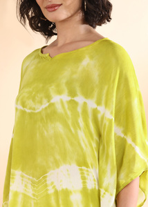High Quality Designer Rayon <b>Kaftan</b> Tie Dyed <b>Summer</b> Daily Wear Regular Fit Sweetheart neck at Best Price by Supplier - Product Image 4