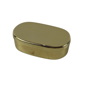 Caja de joyería de latón real brillante para hostelería, artículos religiosos, con tapa, elegante contenedor de metal real para frutos secos, recipientes para almacenamiento de dulces - Product Image 4