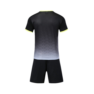 Conjunto de Camiseta de Fútbol Personalizada con Nombre de Jugador por Sublimación, Cuello en V, Secado Rápido, Uniforme de Fútbol de Poliéster, Kit Deportivo Estampado para Verano y Primavera - Product Image 2