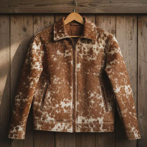 Abrigos de Diseñador de Cuero de Marca de Lujo, Chaqueta de Cuero Genuino de Nuevo Estilo, Chaqueta de Invierno de Cuero Genuino de Vaca de Alta Calidad - Product Image 1