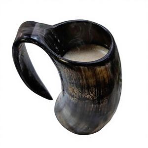 Tazas y Vasos de Cuerno de Buey Ecológicos Más Vendidos en 2026, Artículos de Bebida Personalizados para Cumpleaños, Estilo Americano con Tapa de Bambú B.S. Internacional - Product Image 6