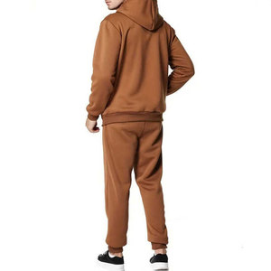 Conjunto Deportivo Personalizado para Hombre con Logotipo, Sudadera con Capucha Lisa y Bolsillos, Pantalones Deportivos Ajustados, Conjunto de 2 Piezas con Estampado - Product Image 3