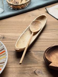 Juego de Cucharas de Madera Hechas a Mano con Acabado Premium para Cocinar, Hornear y Servir - Product Image 3