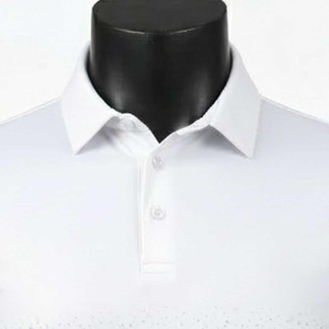 Camisetas de Golf con Diseño Moderno, Estampado Sólido, Manga Corta, 100% Algodón, Transpirables, con Bolsillo, al por Mayor, Calidad Premium, para Hombre, OEM - Product Image 5