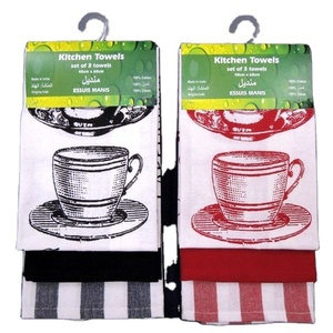 Torchons et serviettes décoratifs teints en fil pour la cuisine et la salle à manger à la maison - Product Image 4