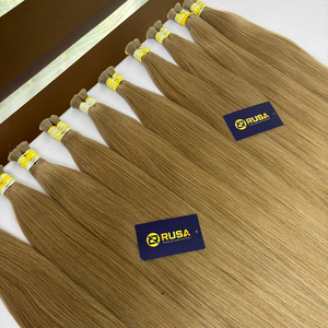 Cabello Rusa al por Mayor, Cabello Humano Vietnamita 100% Virgen, Extensiones de Cabello de 100g y 5g, Doble Trama a Máquina, Calidad Premium - Product Image 1