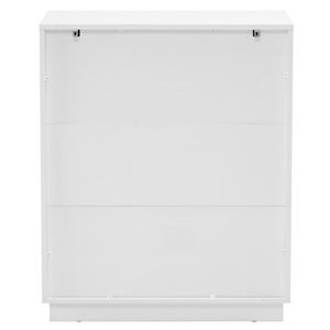 FCH White P2 Particle and Density Board 724194cm Wavy Pattern Drawer Front Four Level Five Drawer Cabinet Organizer - Product Image 3