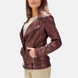 Hot Selling Design <b>Women's</b> genuine leather <b>jacket</b> Casual Wear Adult Size <b>Women</b> Leather <b>Jacket</b> In Bulk Quantity - Product Image 2