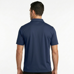 T-shirt de sport respirant à manches courtes en polyester tricoté 100 % pour homme, idéal pour le golf et les activités sportives, séchage rapide, style professionnel - Product Image 4