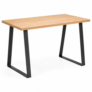 16 in. Trapezoid Steel Table <b>Legs</b> 2 Pack, 400 lb Heavy-Duty Metal Furniture <b>Legs</b> for DIY Coffee Table, Desk, <b>Bench</b> EDPTBL009 - Product Image 1