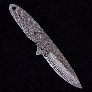 Cuchillo de hoja en bruto de acero al carbono 1095 para bricolaje, hoja fija EDC con punta caída, kit de hojas en bruto personalizadas OEM, hoja completa para bushcraft y caza, 3mm - Product Image 5