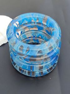 H CRAFT Vintage Resin Bangle Set Geometric Pattern Yellow Pink <b>Red</b> Unisex <b>Bracelets</b> Classic Daily Wear Jewelry Fashion Statement - Product Image 4