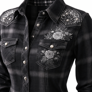 Chemises en flanelle personnalisées en gros avec logo pour femmes - Fabricant OEM, fournisseur direct d'usine - Product Image 4