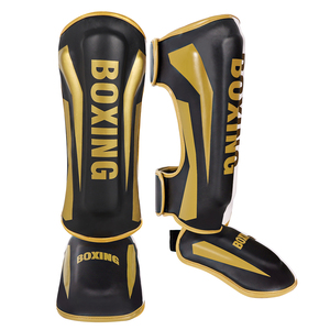 Protector de Espinilla y Empeine Personalizado para MMA, Boxeo y Muay Thai, Diseño Clásico, Protección Elástica de PU, Almohadillas de Compresión para Entrenamiento - Product Image 5