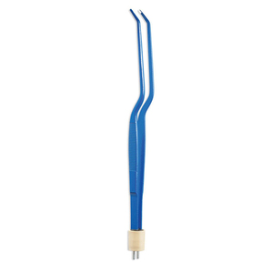 Pinces bipolaires droites 16 cm réutilisables, pointe de 2 mm, câble en acier inoxydable, pinces de coagulation chirurgicales, ensemble d'instruments manuels - Product Image 2