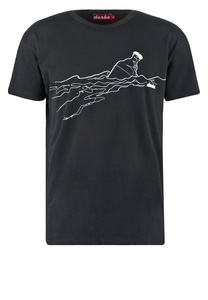 100% algodón 180g de punto de media manga para hombre, camiseta de tendencia de verano, ajuste informal holgado con cuello de adulto, serigrafía - Product Image 5