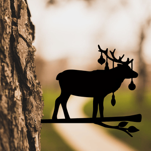 CIFbuy Scultura in Ferro a Forma di Alce, Decorazione per Giardino e Patio, TikTok per Servizio di Ritiro Temu - Product Image 5