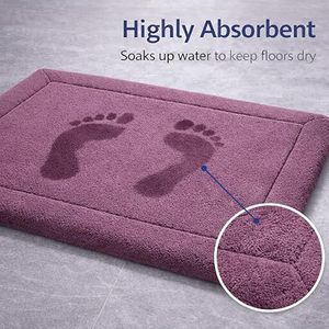 Tapis de salle de bain personnalisé en polyester tufté à la machine, épais, antidérapant, de haute qualité, lavable en machine, tapis doux pour usage domestique sur mesure - Product Image 6