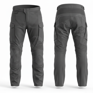 Vêtements de sécurité, pantalon de moto pour homme, respirant, protecteur, pantalon de motard antidérapant, extensible, pantalon de course moto - Product Image 3