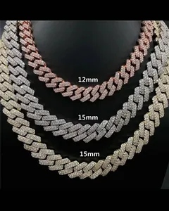 Diamond <b>necklace</b> 925 <b>sterling</b> <b>silver</b> moissanite round cut elegant jewelry radiant sparkle timeless brilliance stylish adornment - Product Image 5