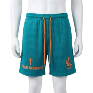 Elastic Waist Casual Breathable Waterproof <b>Mid</b> Waist Men Short Solid Printed Swimming Swimwear Double <b>Layer</b> Mesh - Product Image 2