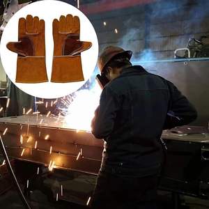 Guantes de cuero resistentes al calor para soldadura TIG - Product Image 3