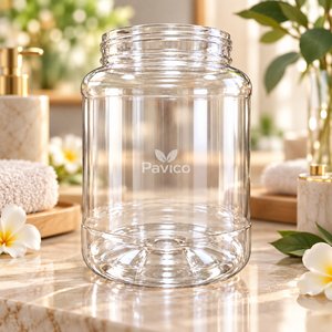 Pot en PET à large ouverture avec couvercle en plastique pour l'emballage d'aliments secs, fabricant OEM ODM sur mesure au Vietnam - Product Image 5