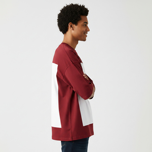 T-shirts pour hommes en coton 100% de haute qualité, coupe ample, décontractés pour l'été, avec logo imprimé en 3D en relief, 2 couleurs, respirants, vente en gros - Product Image 2