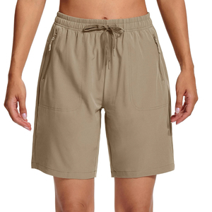Shorts de randonnée à cordon de serrage pour femmes grandes tailles, idéal pour la gym, le fitness, la boxe – Personnalisable, haute qualité, respirant, décontracté et confortable - Product Image 1