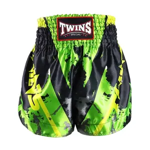 Best Wholesale Muay Thai Boxing MMA Shorts Fight wear / 2024 Muay Thai shorts High Quality New Arrival Shorts AFS-BTS-003