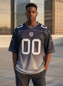Maillots de baseball personnalisés de haute qualité à col en V, en forme d'éventail, respirants, grandes tailles, imprimés par transfert thermique, 100 % polyester - Product Image 5