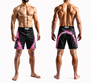Shorts de combat MMA avec design personnalisé sublimé et vêtements MMA parfaits pour le Jiu Jitsu sans kimono - Product Image 2