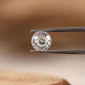 Diamante Suelto de Corte Portugués Azul de Lujo, Redondo, con Alto Brillo, Venta al Por Mayor - Product Image 1