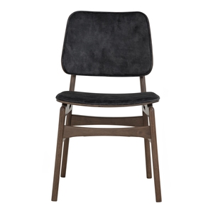 Mid Century Modern Dining <b>Chair</b> Solid Wood Frame Armless with <b>Padded</b> Seat for Home Apartment Villa and Restaurant - Product Image 3
