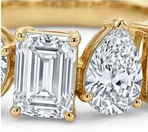 Top Selling Moissanite Diamond <b>Ring</b> for <b>Men</b> and Women with Brilliant VVS Clarity Round Cut Stone Elegant Sterling <b>Silver</b> - Product Image 2