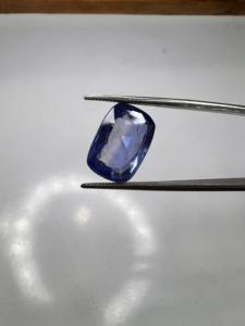 Piedra Preciosa Suelta de Zafiro Azul Creado en Laboratorio de 8.54 Ct, Corte Cojín, Origen India, Certificado, Joyería Fina, Jai Narayan Gems Color - Product Image 4