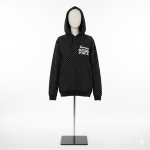 Sudadera con capucha para hombre, personalizada con logotipo, muy demandada, con bordado personalizado, fabricada en fábrica, precio económico, con pedrería en toda la superficie. - Product Image 5